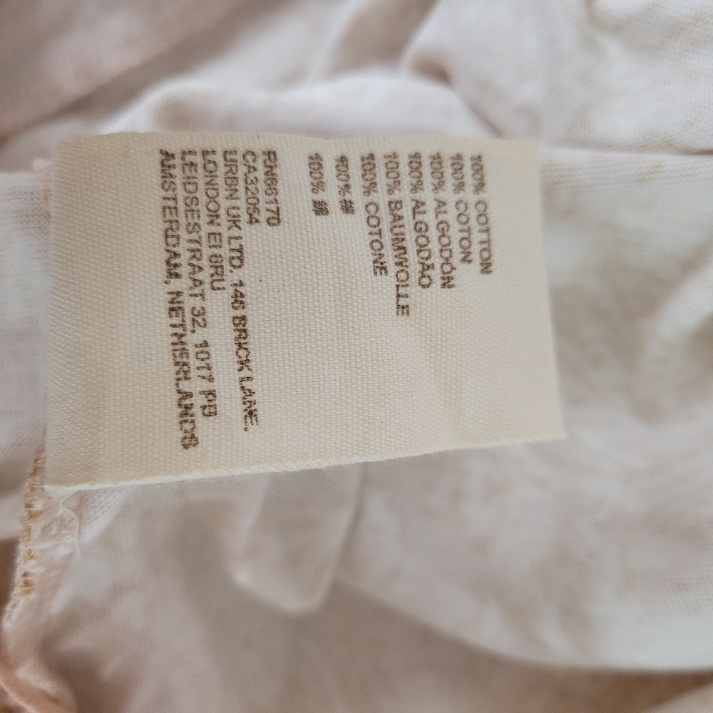 *SOLD* ANTHROPOLOGIE LET ME BE Eyelet Swing Ruffle Sleeveless - Picture 11 of 11